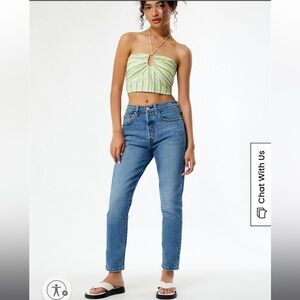 Levi’s 501 Skinny Jeans with Button Fly